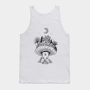 Mini Fantasy Halloween Village Tank Top